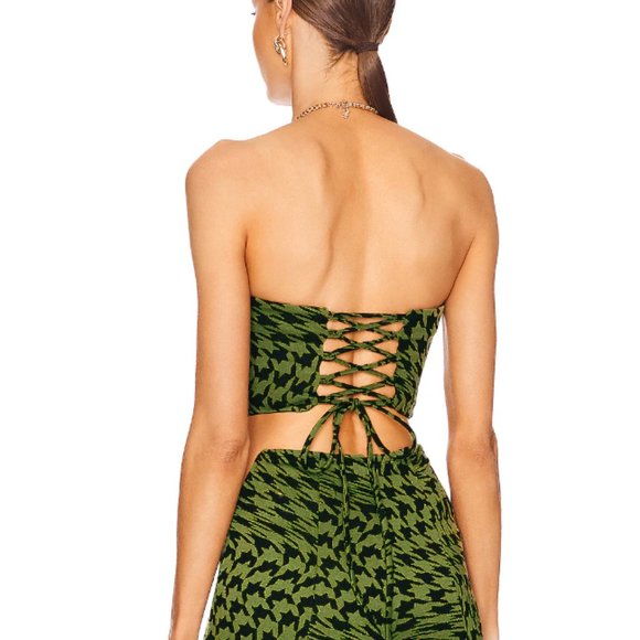 Camila Coelho Seraphine Green Two Piece Pants Set - Picture 6 of 6